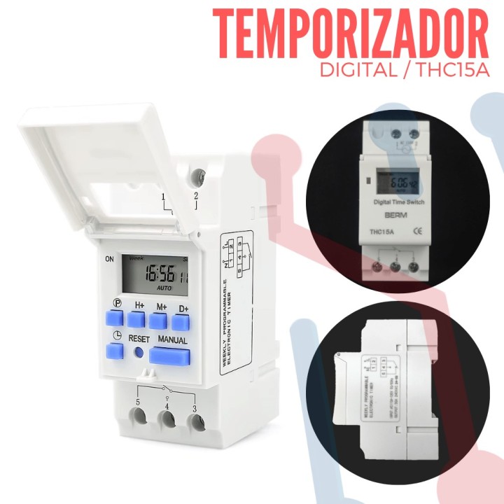Temporizador Digital 110VAC  (THC15A)