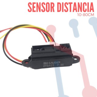 Sensor Distancia Análogo Sharp (GP2Y0A21YK0F)
