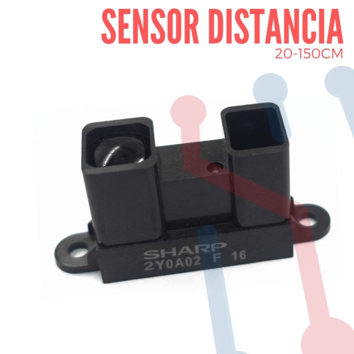 Sensor de Distancia Analogo Sharp GP2Y0A02YK0F