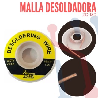  Malla Desoldadora de Cobre