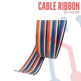 Cable Ribbon  20 Hilos Color X Metro