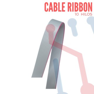 Cable Ribbon  10 Hilos Gris X Metro
