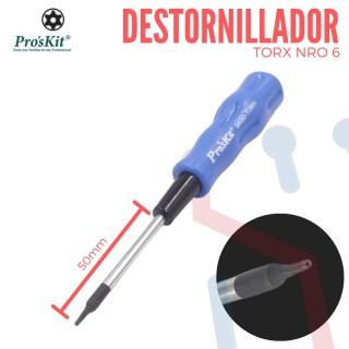 Destornillador Torx de seguridad Nro.6