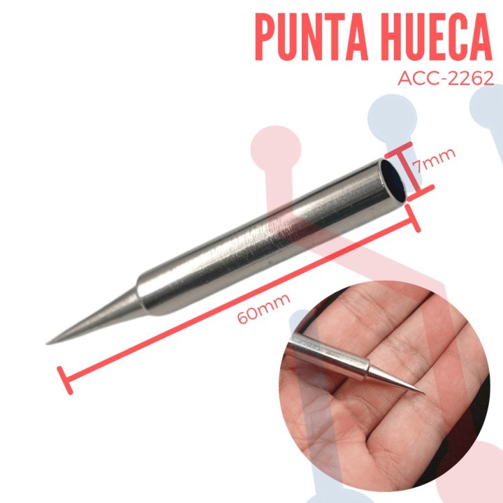 Punta Conica en Acero Estañado para Cautin 7mm