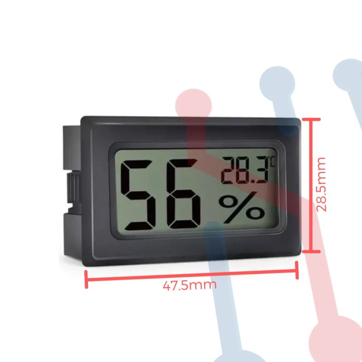 Mini-Termohigrómetro Digital LCD