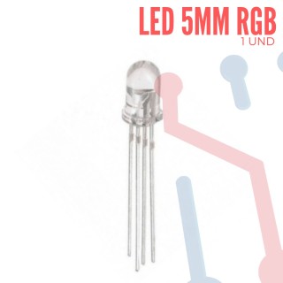 LED RGB 5mm Ánodo común