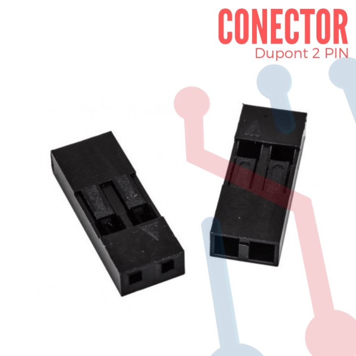 Conector Dupont o Crimp 2Pin