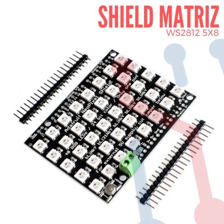 Matriz LED WS2812 8X8