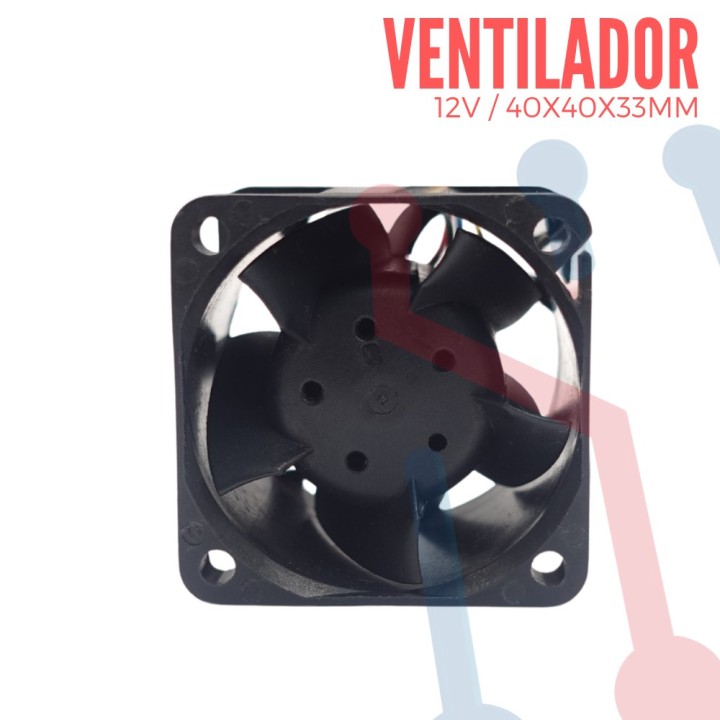 Ventilador 12V  40x40x33mm