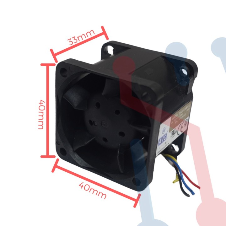 Ventilador 12V  40x40x33mm