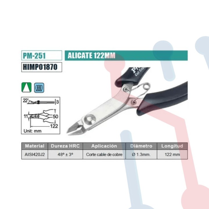 Pinza de Precisión Prounion UPM-036X