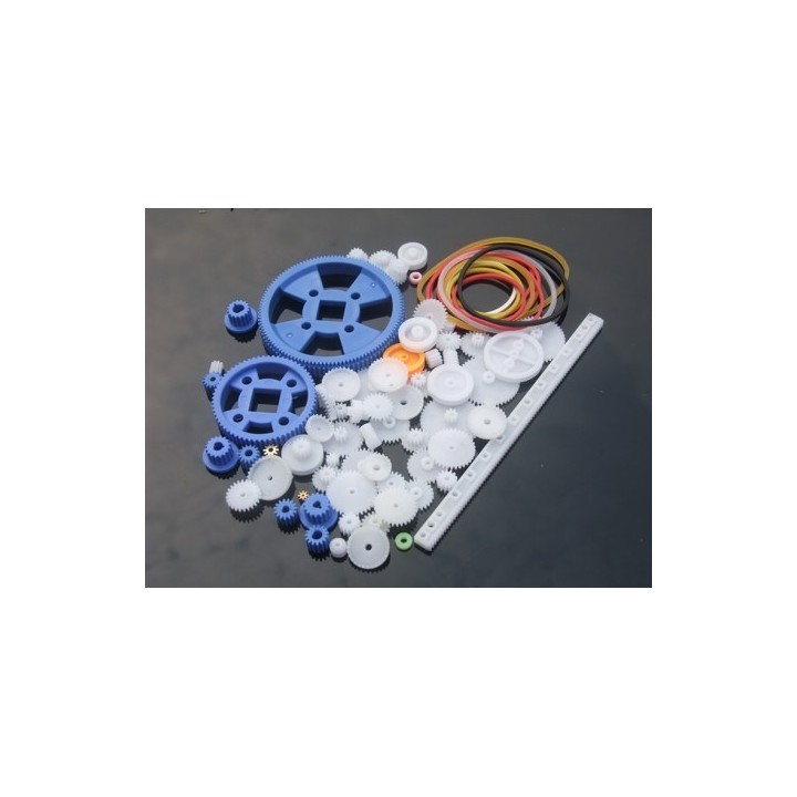 Kit 80 Piezas Piñones Y Poleas