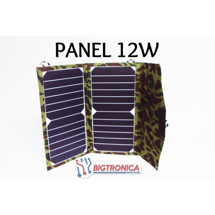 Panel solar plegable 12W