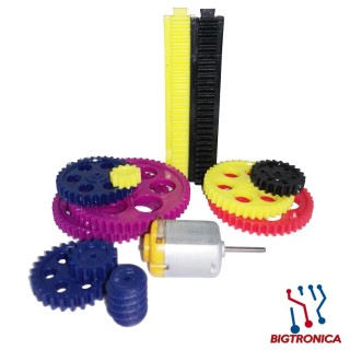 Kit 80 Piezas Piñones Y Poleas