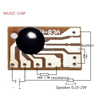Modulo Chip  Musical 12 Canciones