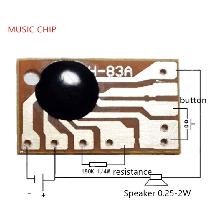 Modulo Chip  Musical 12 Canciones