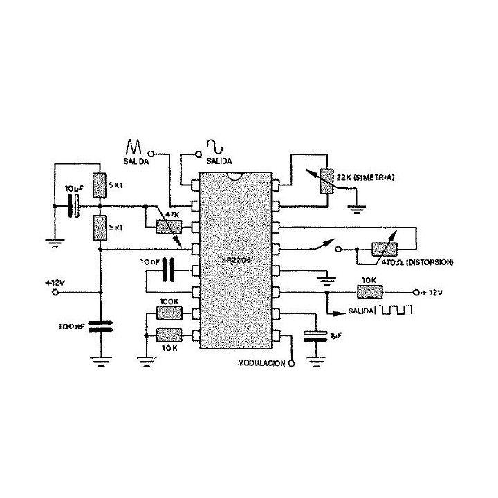 Generador de Funciones  (XR2206)