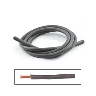 Cable Siliconado AWG 16 Negro X Metro