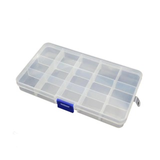 Caja de Herramientas Plástica Trasparente 174x99x21mm