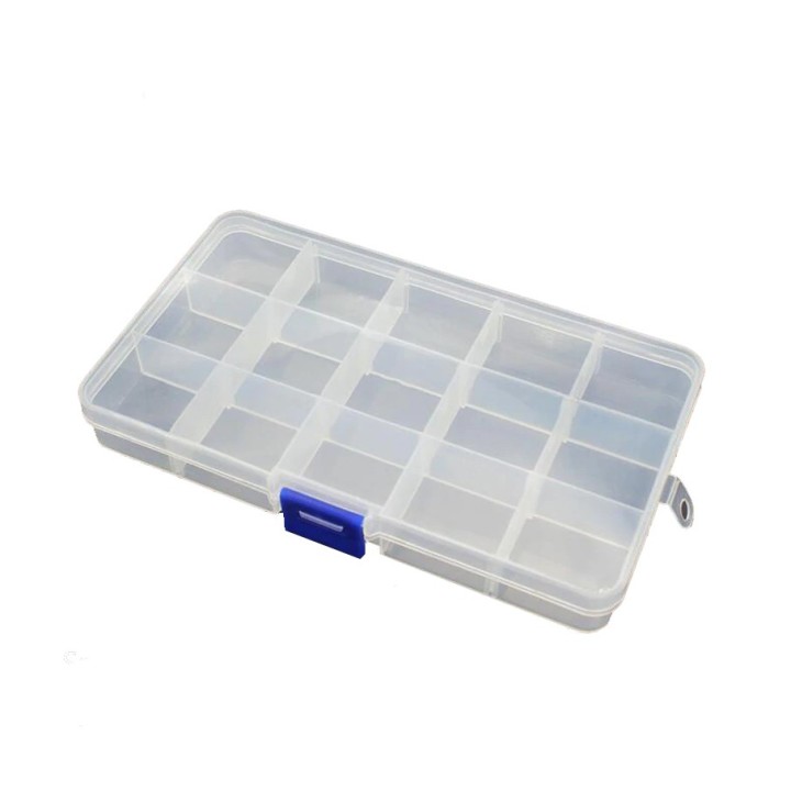 Caja de Herramientas Plástica Trasparente 174x99x21mm