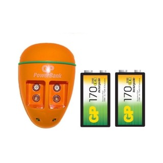 Cargador AAA", "AA", "9v" GP"