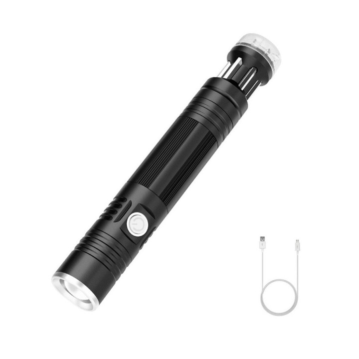 Linterna Recargable con Zoom 3W