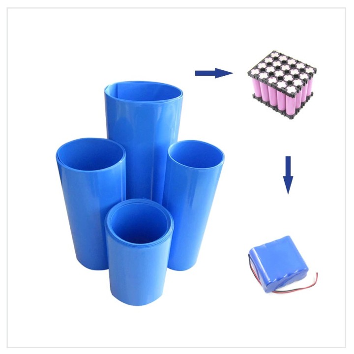 Termoencogible Azúl para Bateria 12cm X Metro