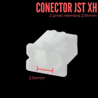 Conector JST-XH-2P hembra