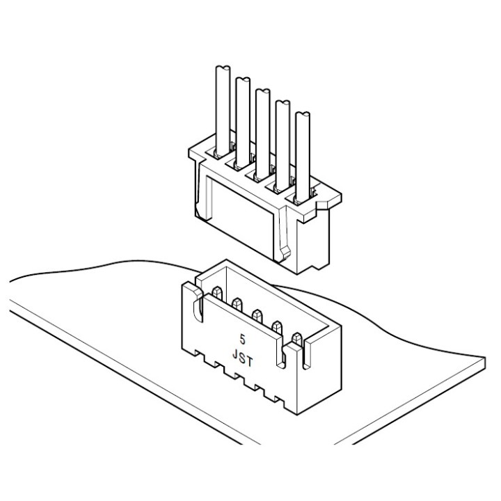 Conector JST XH 6 Pin hembra de 2.54mm