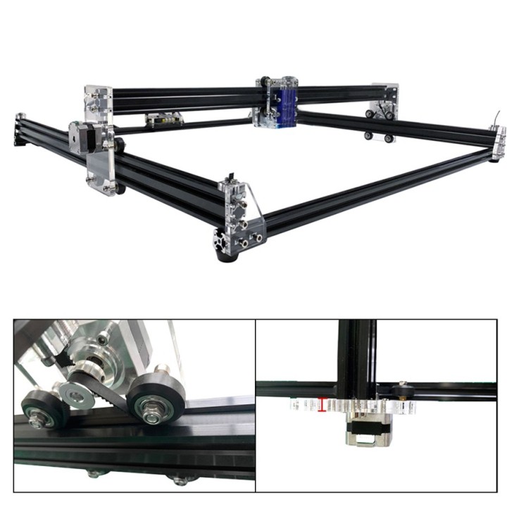 Sistema de Desplazamiento Lineal XY 650x650mm