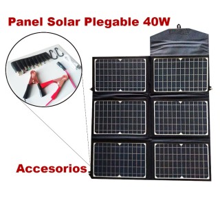 Panel solar plegable 40W