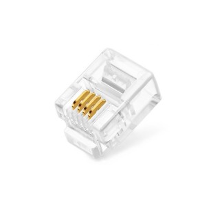 Conector RJ11 Macho 4 Pines