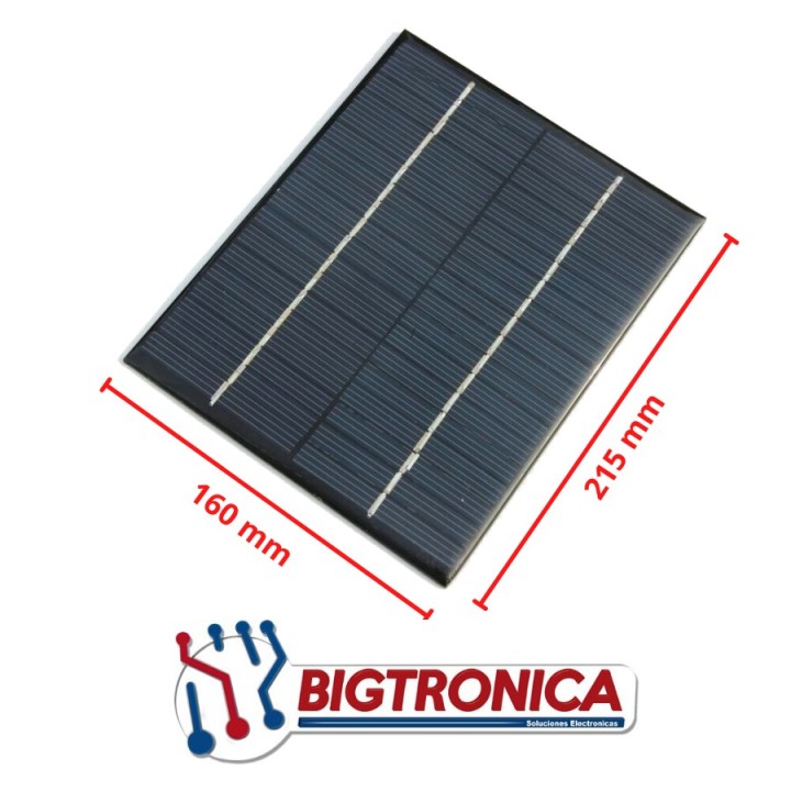 Panel Solar Ensamble 6v 500mA