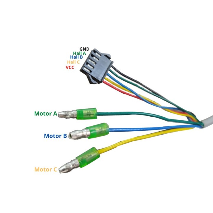 Motor Brushless Con Rueda De Goma Hoverboard