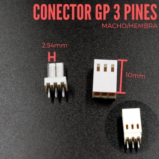 Conector JST-XH-6P macho