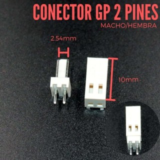Conector JST-XH-6P macho