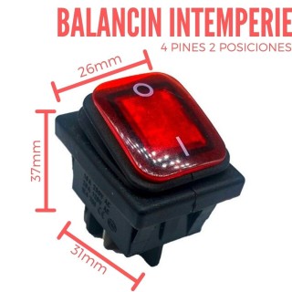 Suiche Balancin para Intemperie  4 Pin