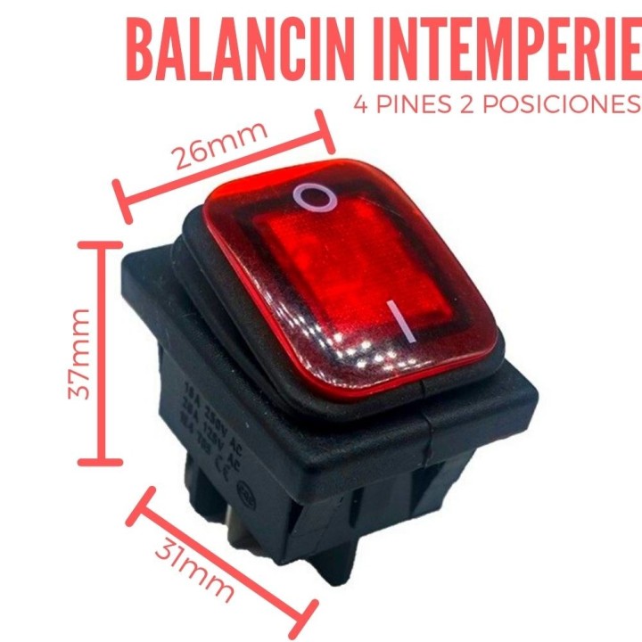 Suiche Balancin para Intemperie  4 Pin
