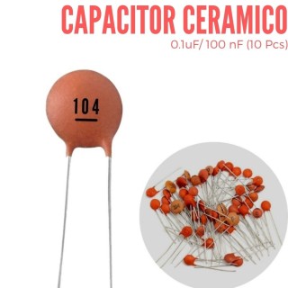 Capacitor Ceramico 0.1uF  (104)