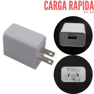 Adaptador de voltaje 5V 2A para celular