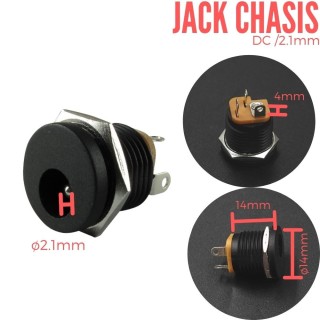 Jack para voltaje en DC 5*2.1mm