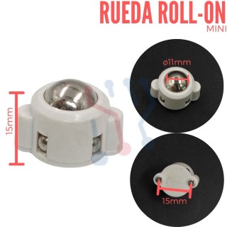 Rueda de apoyo tipo roll-on Nylon